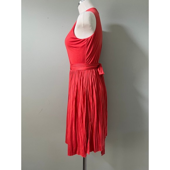 BNWOT Womens Orange Cotton Fall Dress | Banana Republic | sz Small - Picture 4 of 6